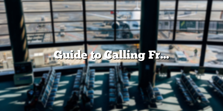 Guide to Calling From a Different Number