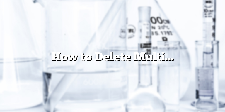 How to Delete Multiple Apps on iPhone