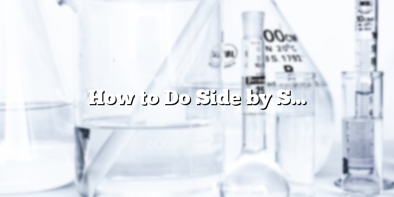 How to Do Side by Side Photos on iPhone