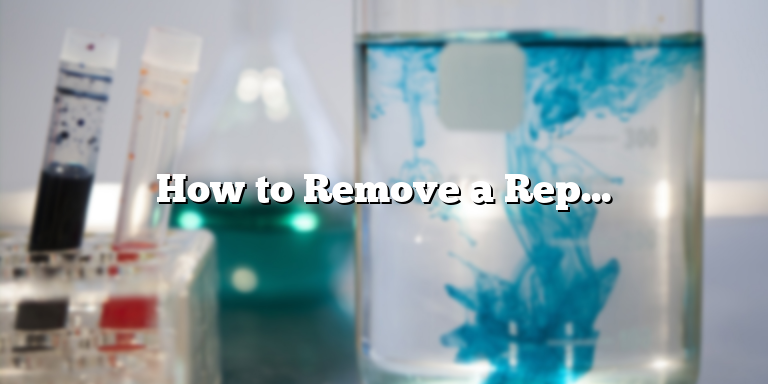 How to Remove a Repo from Your Credit Report