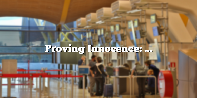 Proving Innocence: A Guide for the Falsely Accused